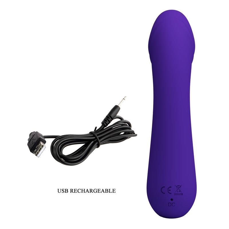 CETUS RECHARGEABLE VIBRATOR PURPLE