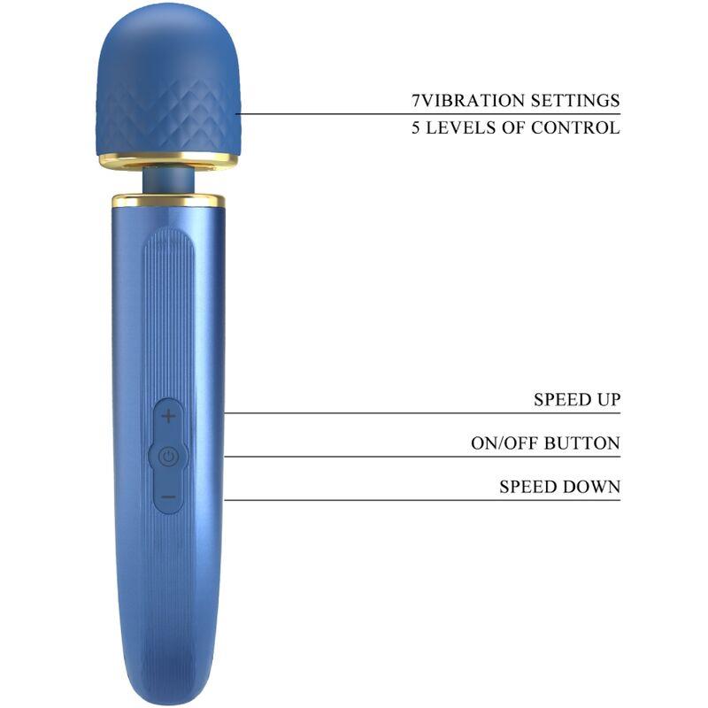 MASSAGER 7 VIBRATION MODES BLUE