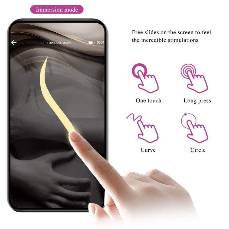 JAYLEEN VIBRATOR APP REMOTE CONTROL PURPLE
