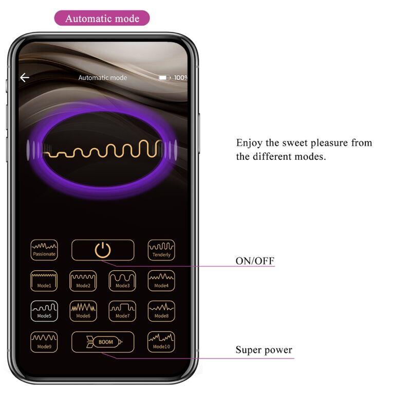 JAYLEEN VIBRATOR APP REMOTE CONTROL PURPLE