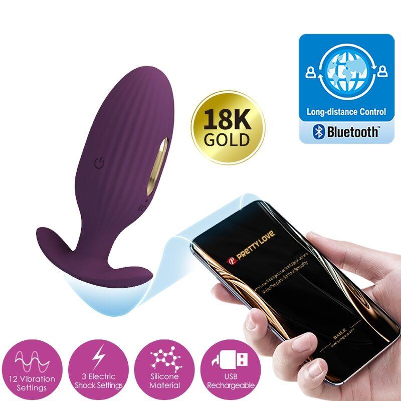 JEFFERSON APP CONTROLLED ANAL PLUG PURPLE