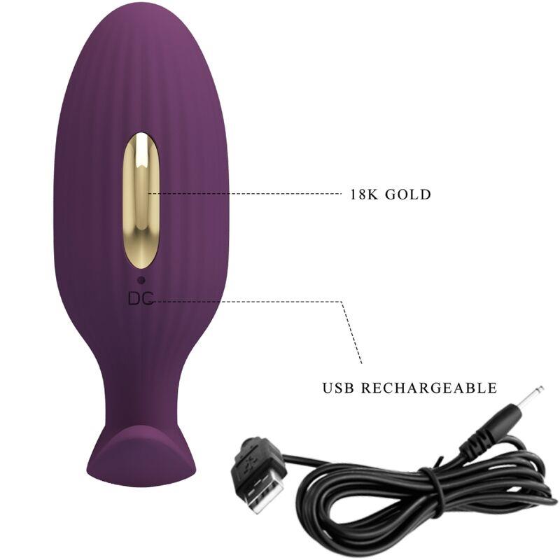 JEFFERSON APP CONTROLLED ANAL PLUG PURPLE