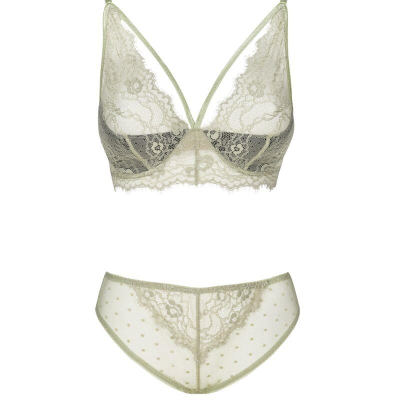 PINE LC 90667 BRA + PANTY KHAKI