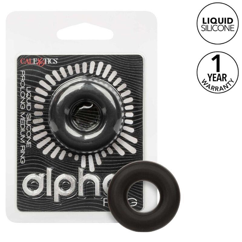 ALPHA PROLONG MEDIUM RING BLACK