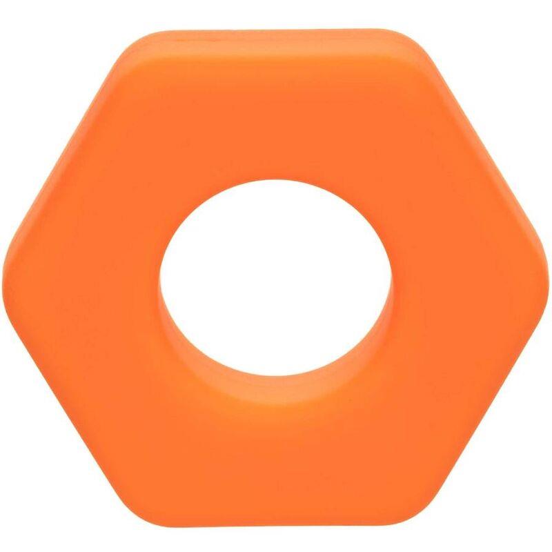 ALPHA PROLONG SEXAGON RING ORANGE