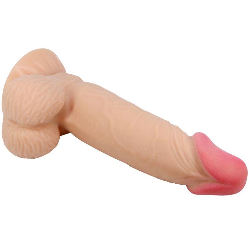 SLIDING SKIN SERIES REALISTIC DILDO WITH SLIDING SKIN SUCTION CUP 19.4 CM