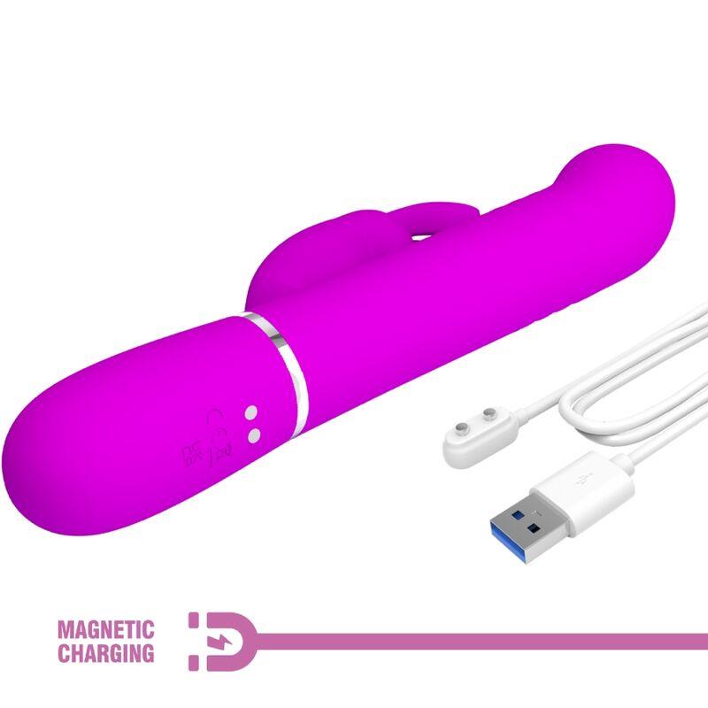 COALE RABBIT VIBRATOR PERLE VIJOLIČNE