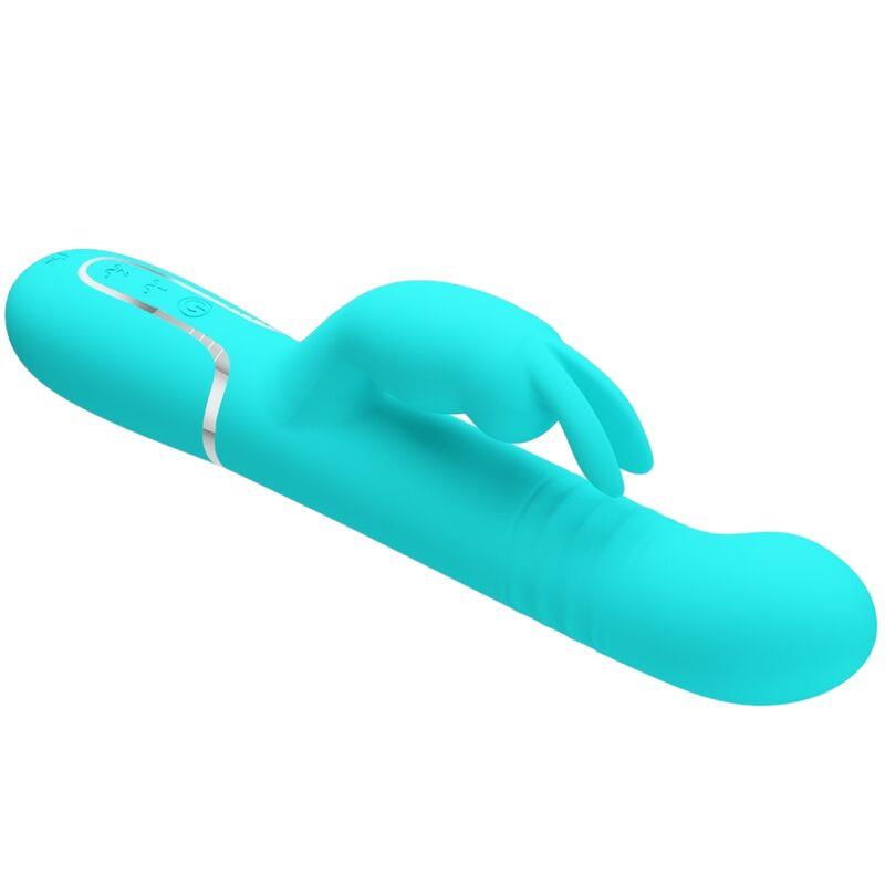 COALE RABBIT VIBRATOR PEARLS AQUA GREEN