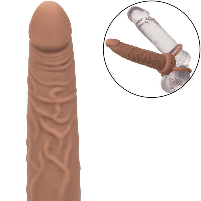 PERFORMANCE MAXX RECHARGABLE DUAL PENETRATOR BROWN SKIN