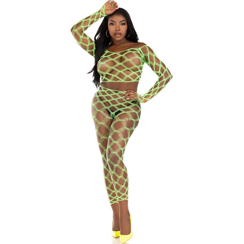 TOP & LEGGINS HARDCORE GREEN