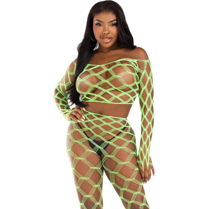 TOP & LEGGINS HARDCORE GREEN