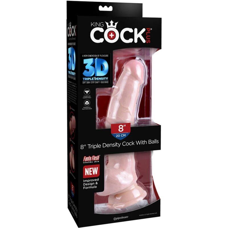 TRIPLE DENSITY DILDO 18.4 CM