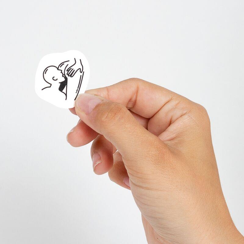 SET 10 TEMPORARY TATTOOS KINKY COLLECTION
