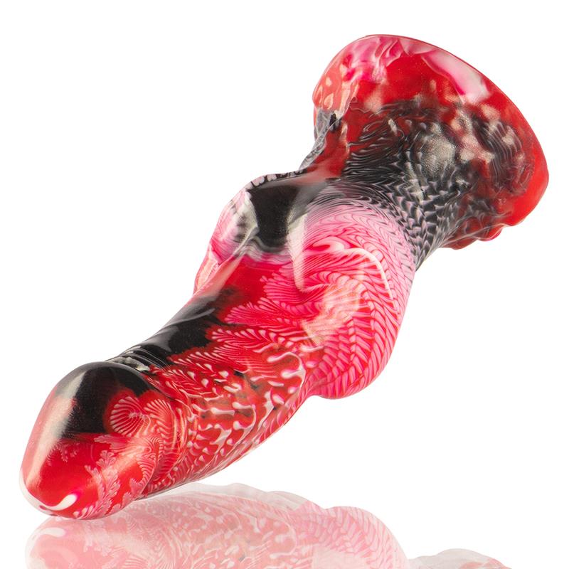 HELIOS DILDO WITH TESTICLES HEAT AND ECSTASY