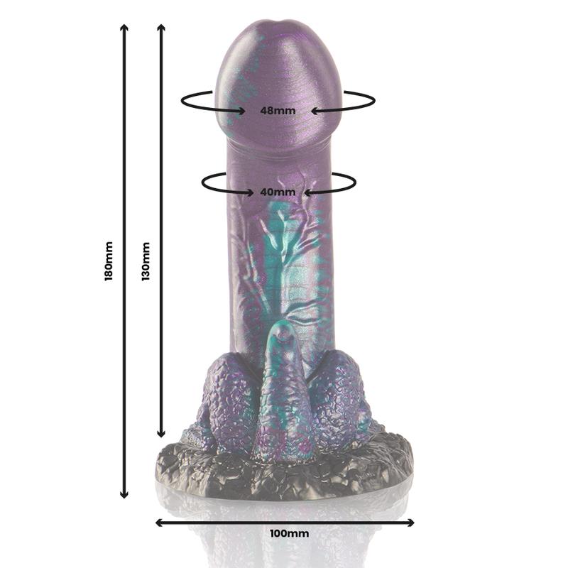 BASILISK DILDO DOUBLE SCALY PLEASURE SMALL SIZE