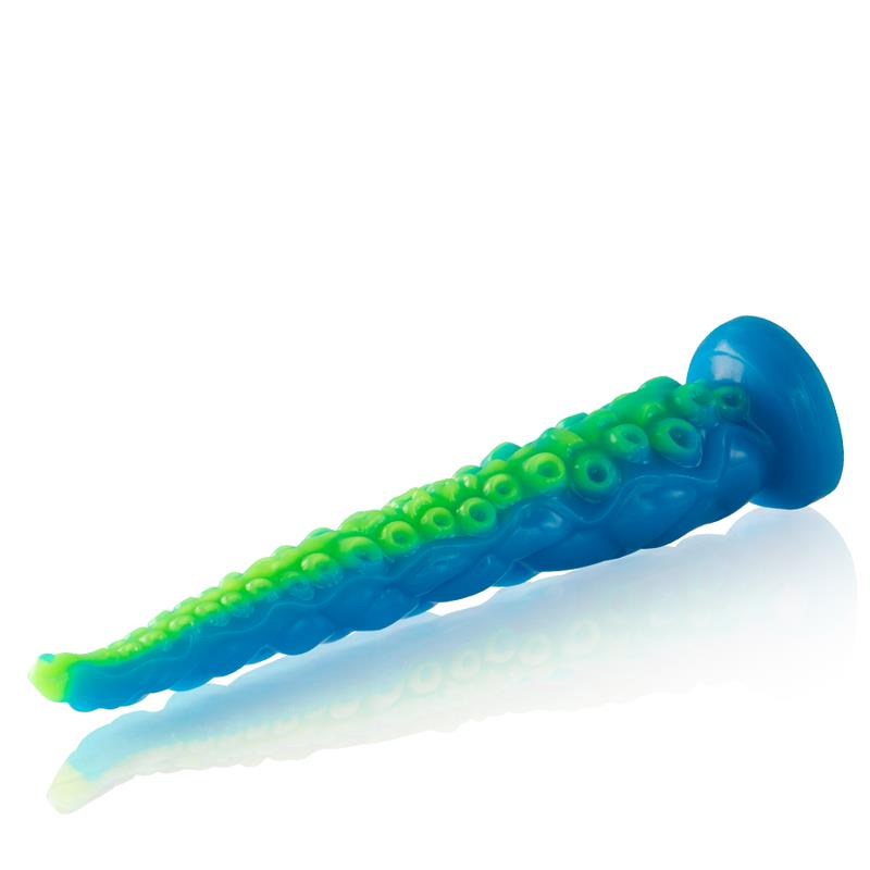 SCYLLA FLUORESCENT THIN TENTACLE DILDO LARGE SIZE