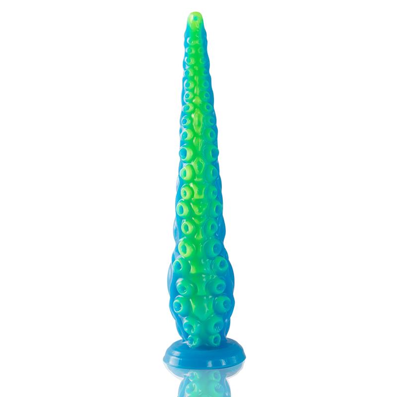 SCYLLA FLUORESCENT THIN TENTACLE DILDO LARGE SIZE