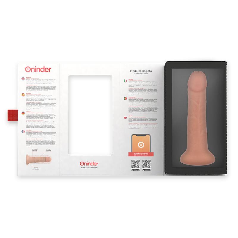 SREDNJI BOGOTÁ VIBRATOR DILDO 9 HITROSTI NARAVNO 20 CM -O- 4.2 CM - BREZPLAČNA APLIKACIJA