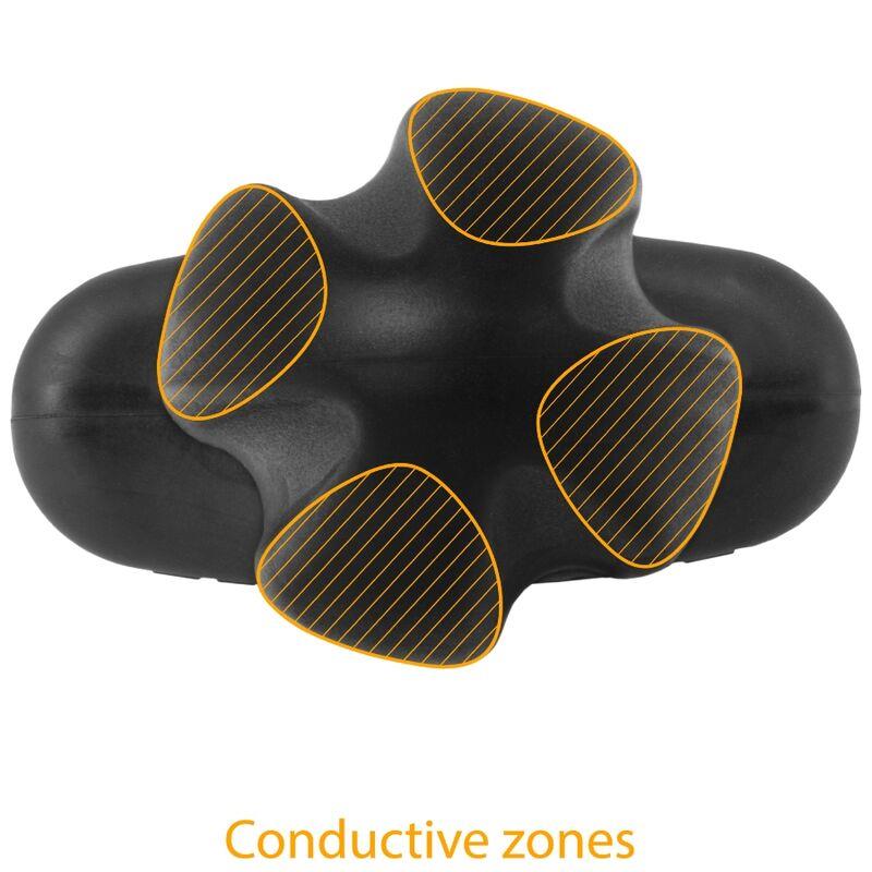 TARTARUS ANAL PLUG QUADRIPOLAR SILICONE BLACK