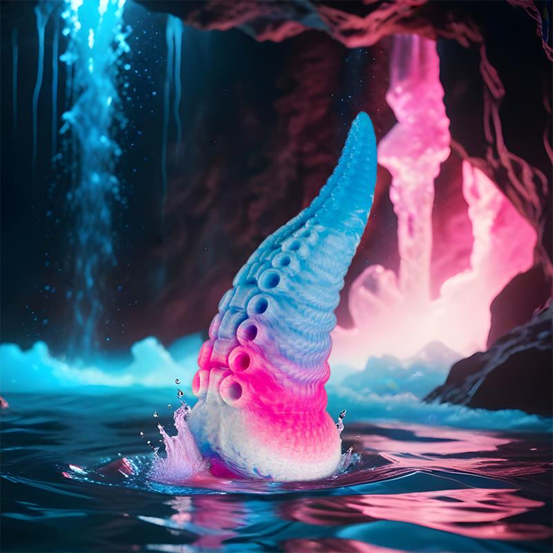 PHORCYS BLUE TENTACLE DILDO BIG SIZE