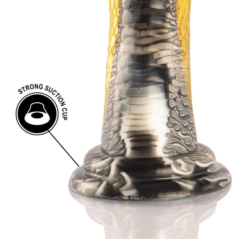 DRAKON DILDO YELLOW COBRA