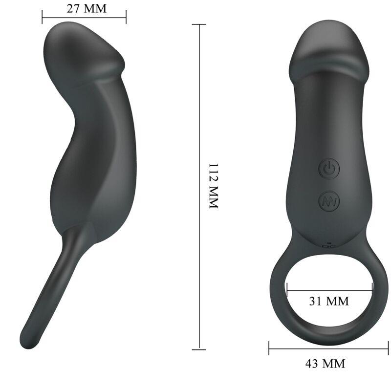 TRAE RING & VIBRATOR ČRNA
