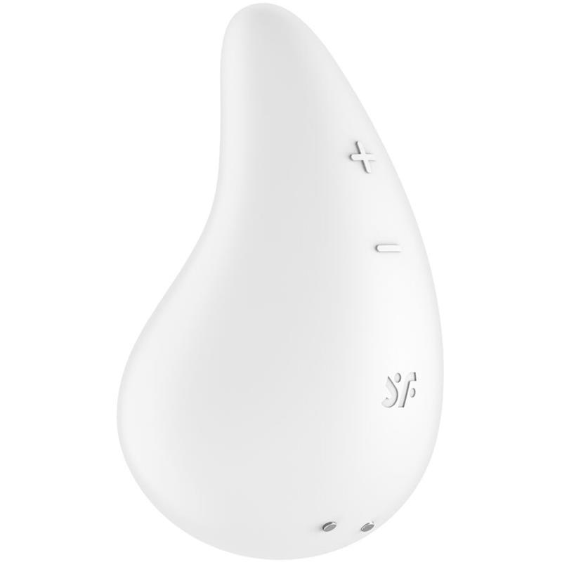 DEW DROP VIBRATOR LAY-ON WHITE