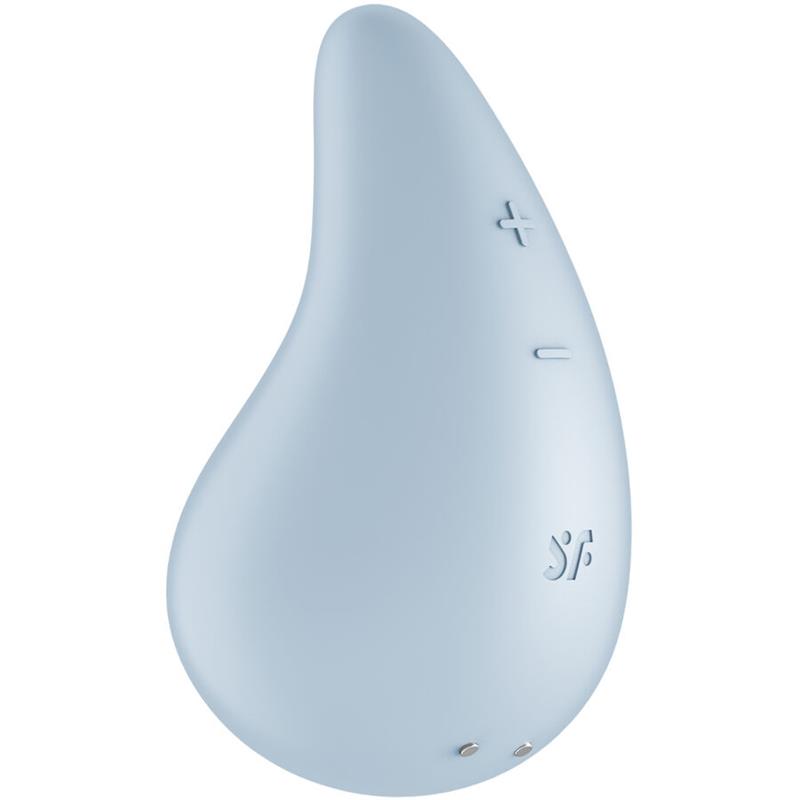 DEW DROP VIBRATOR LAY-ON WHITE