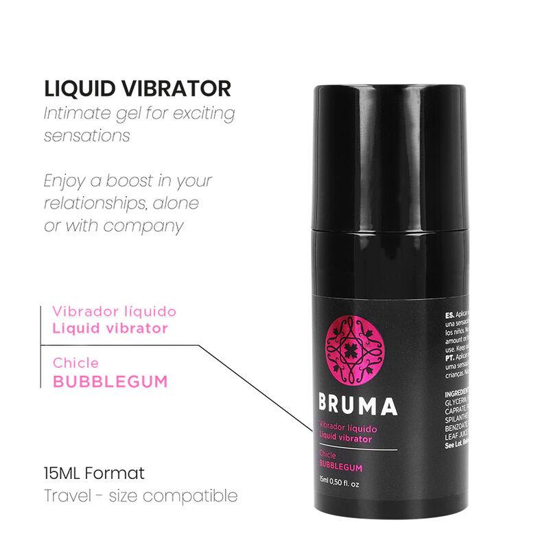 LIQUID VIBRATOR ULTRA SLIDING BUBBLEGUM 15 ML