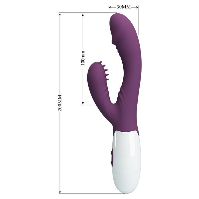 ANDRE RABBIT VIBRATOR & G-POINT STIMULATOR PURPLE