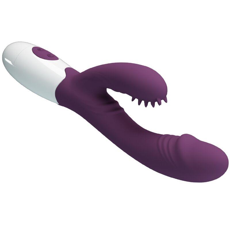 ANDRE RABBIT VIBRATOR & G-POINT STIMULATOR PURPLE