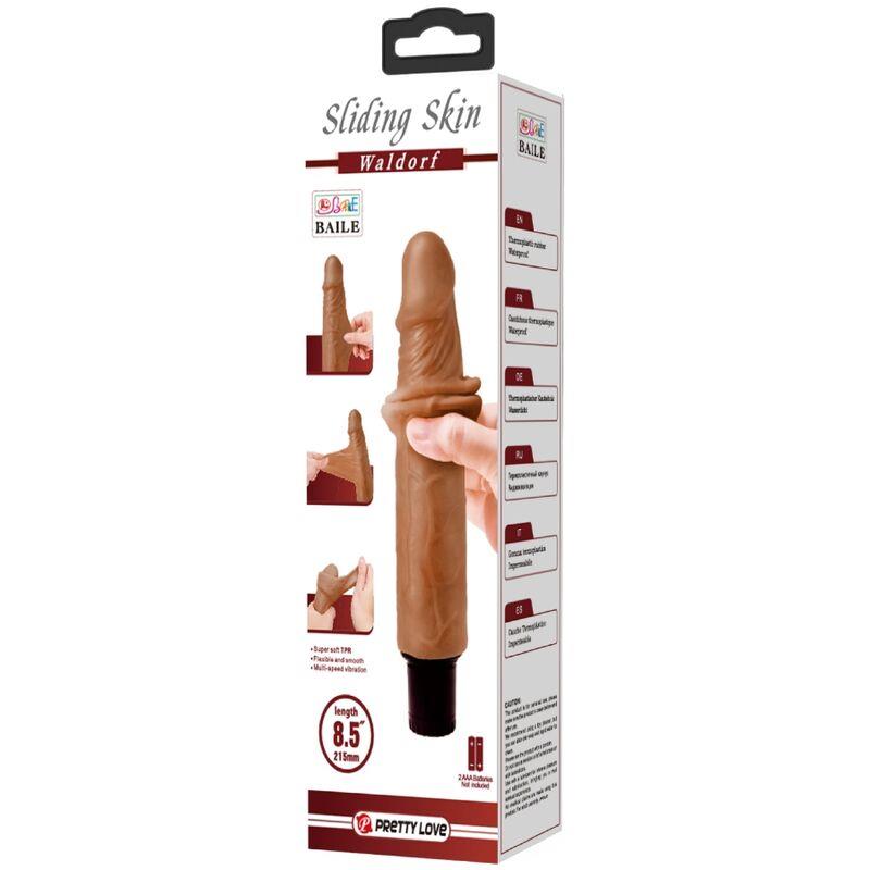 WALDORF REALISTIC VIBRATOR 18 CM -O- 4 CM