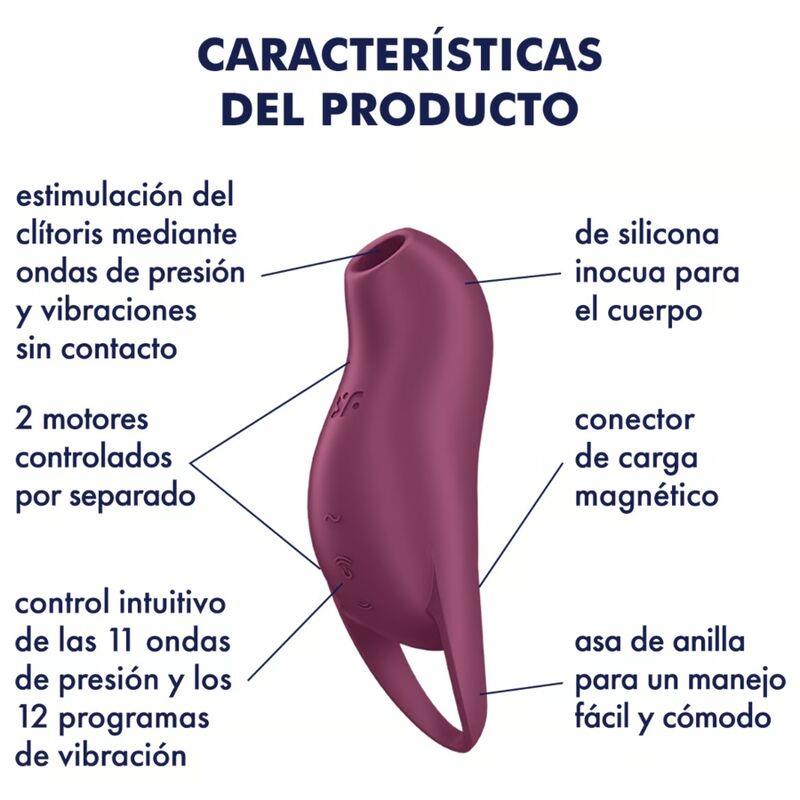 POCKET PRO 1 CLITORIS STIMULATOR GARNET