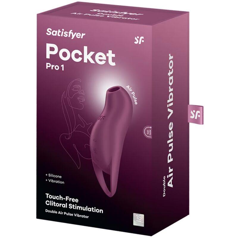 POCKET PRO 1 CLITORIS STIMULATOR GARNET