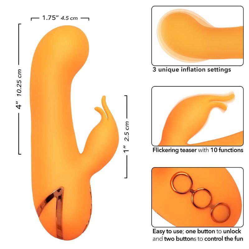 MONTECITO MUSE VIBRATOR RABBIT ORANGE BY CALIFORNIA DREAMING