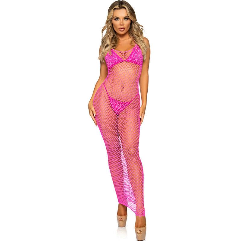 LONG NET DRESS FUCHSIA ONE SIZE