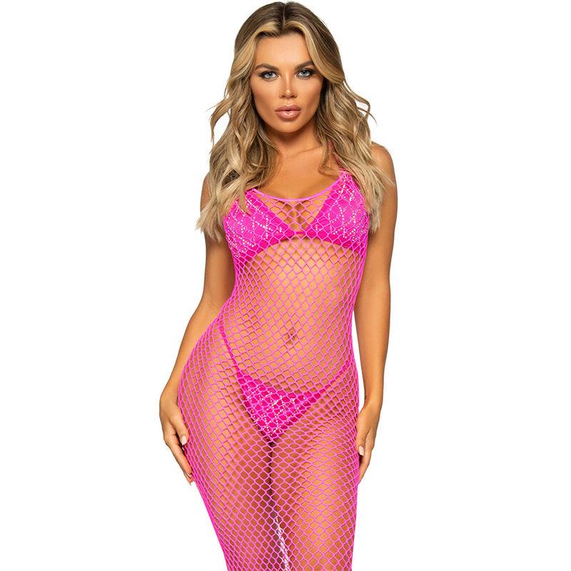 LONG NET DRESS FUCHSIA ONE SIZE