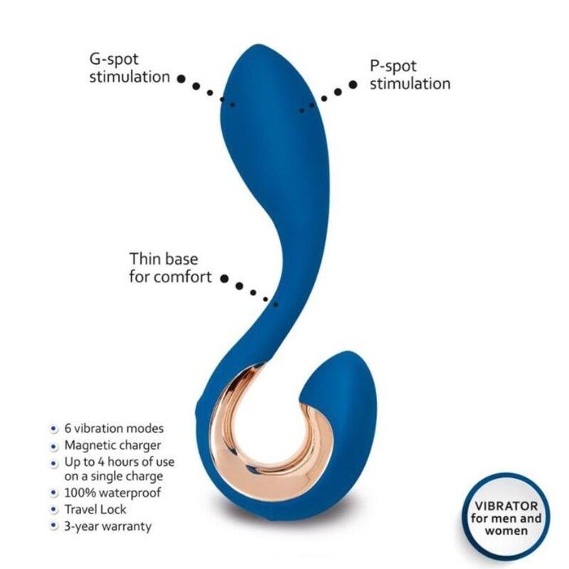GPOP 2 G AND P POINT VIBRATOR INDIGO BLUE