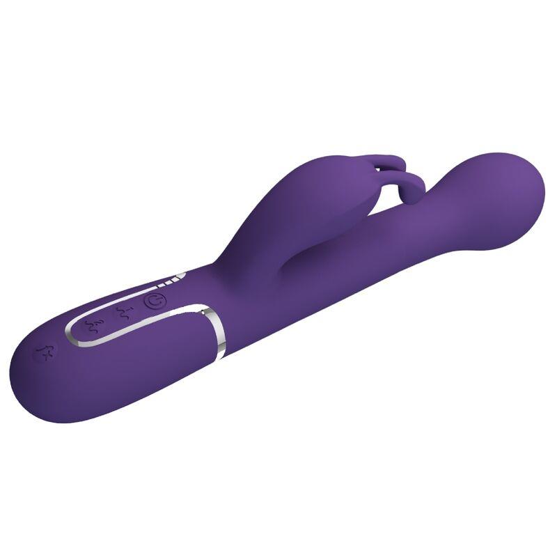 DEJON RABBIT VIBRATOR 3 U 1 MULTIFUNKCIJA LJUBIČASTA
