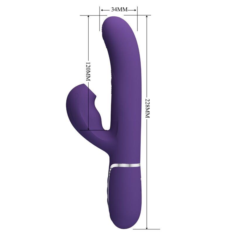 PERLITA G-SPOT VIBRATOR 3 U 1 MULTIFUNKCIJA LJUBIČASTA