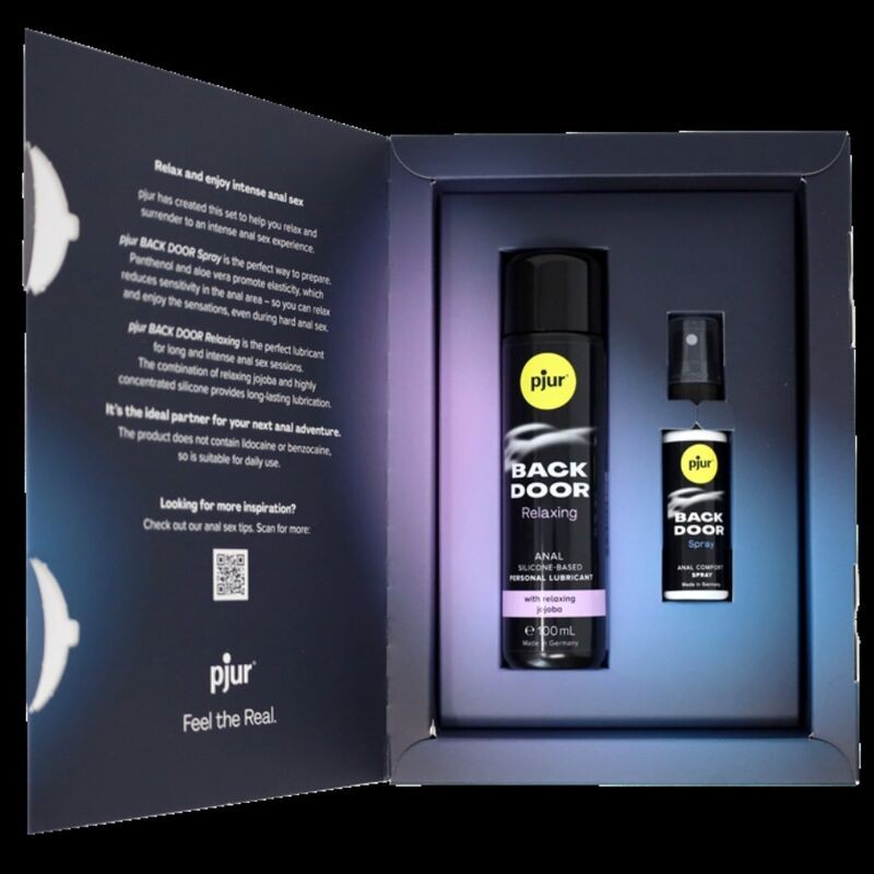 BACK DOOR SET OF ANAL LUBRICANT AND SPRAY