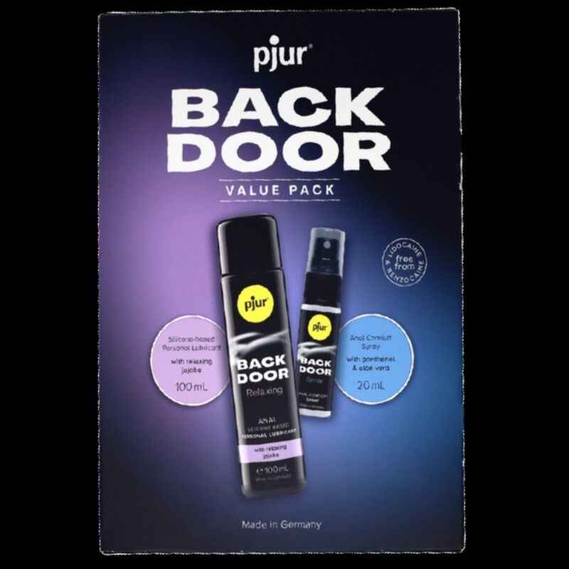 BACK DOOR SET OF ANAL LUBRICANT AND SPRAY