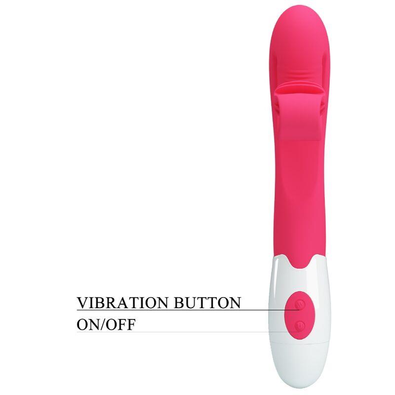 PINK VIBRATOR AND STIMULATOR 30 SPEEDS