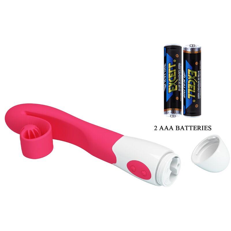 PINK VIBRATOR AND STIMULATOR 30 SPEEDS