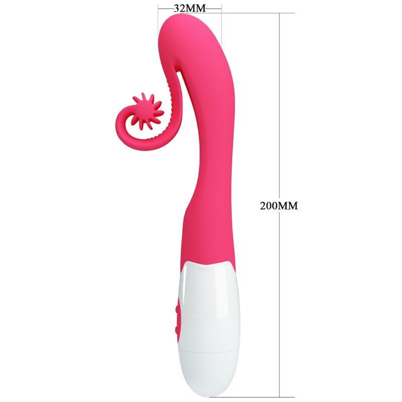PINK VIBRATOR AND STIMULATOR 30 SPEEDS
