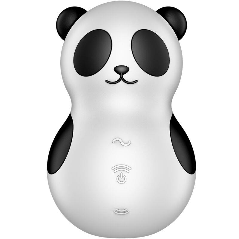 POCKET PANDA STIMULATOR & VIBRATOR BLACK AND WHITE