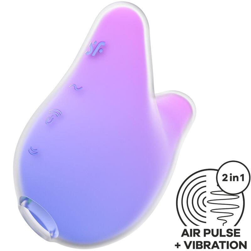 MERMAID VIBES STIMULATOR & VIBRATOR VIOLET AND PINK