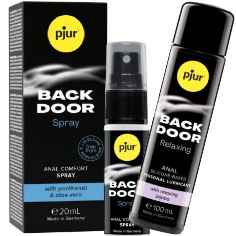 BACK DOOR SET OF ANAL LUBRICANT AND SPRAY