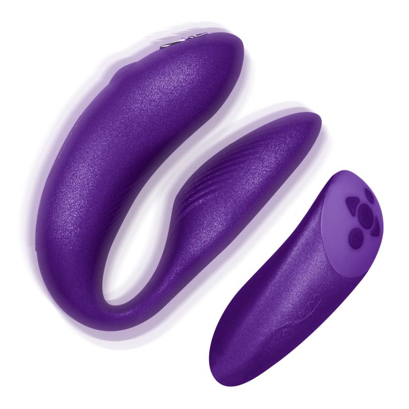 CHORUS VIBRATOR FOR COUPLES WITH LILAC SQUEEZE CONTROL
