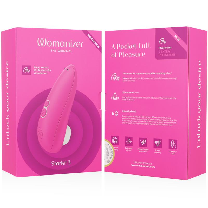 STARLET 3 CLITORAL STIMULATOR PINK